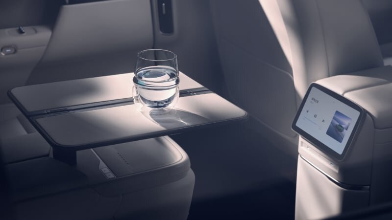 The xpeng g9l revealed interior with the widest second-row space