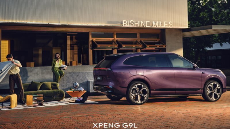 The xpeng g9l revealed interior with the widest second-row space
