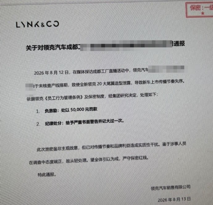 Lynk & co executive gets 7,500 usd “negative bonus” after livestream leaks z20 spoiler kit