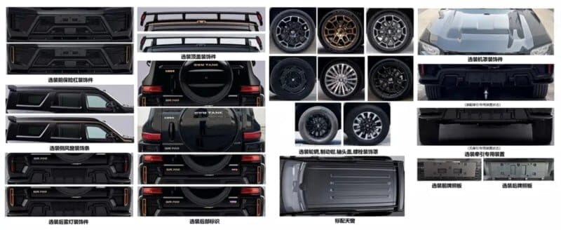 Gwm’s 5. 4-meter tank 700 surfaces with 6 seats to challenge yangwang u8l