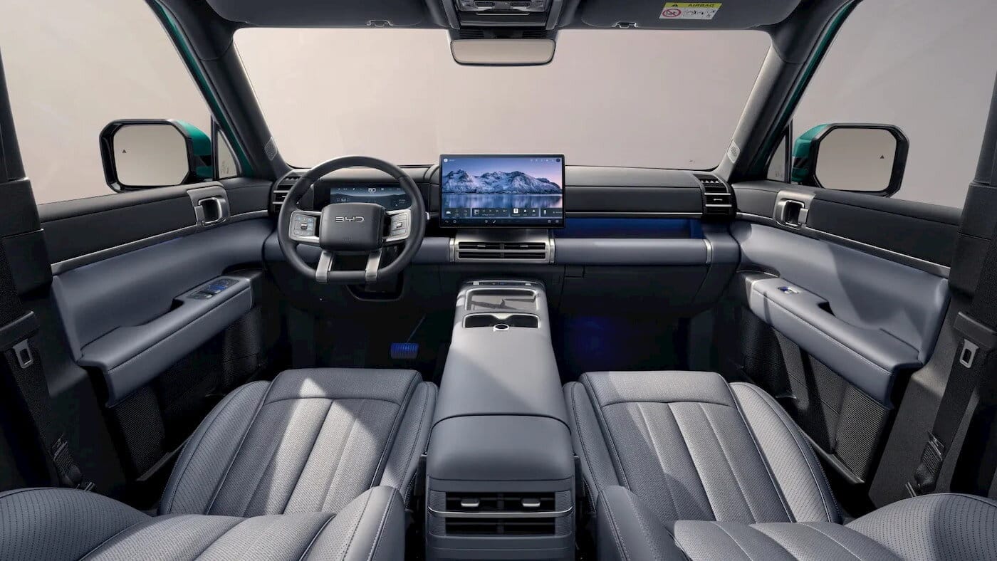 Byd’s new defender-like suv breaks cover for the first time