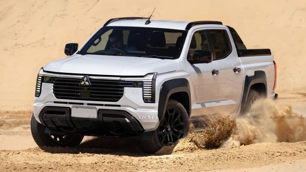 Mitsubishi’s facelifted triton could steal the new pajero’s best ideas