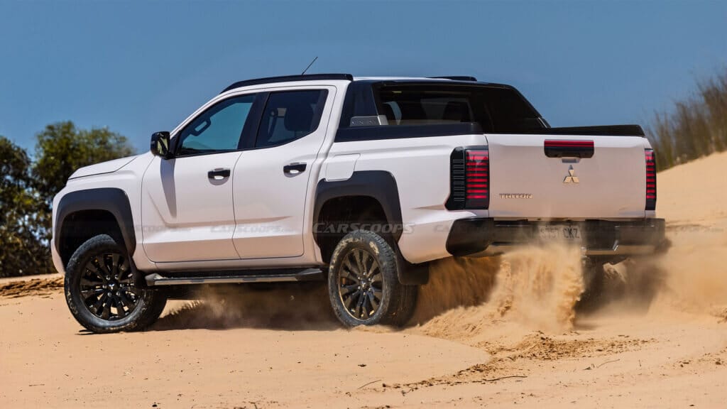 Mitsubishi’s facelifted triton could steal the new pajero’s best ideas