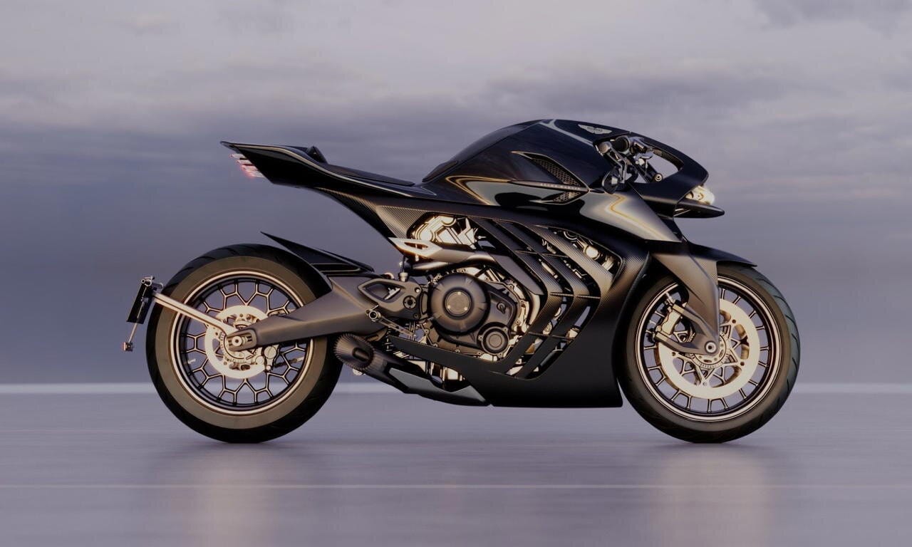 Mientras audi valora deshacerse de ducati, aston martin acaba de presentar una exótica moto inspirada en superdeportivas como la panigale
