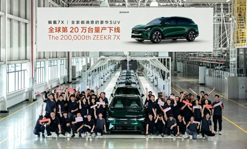 Zeekr 7x hits 200,000 units as new 85 kwh version arrives in q4