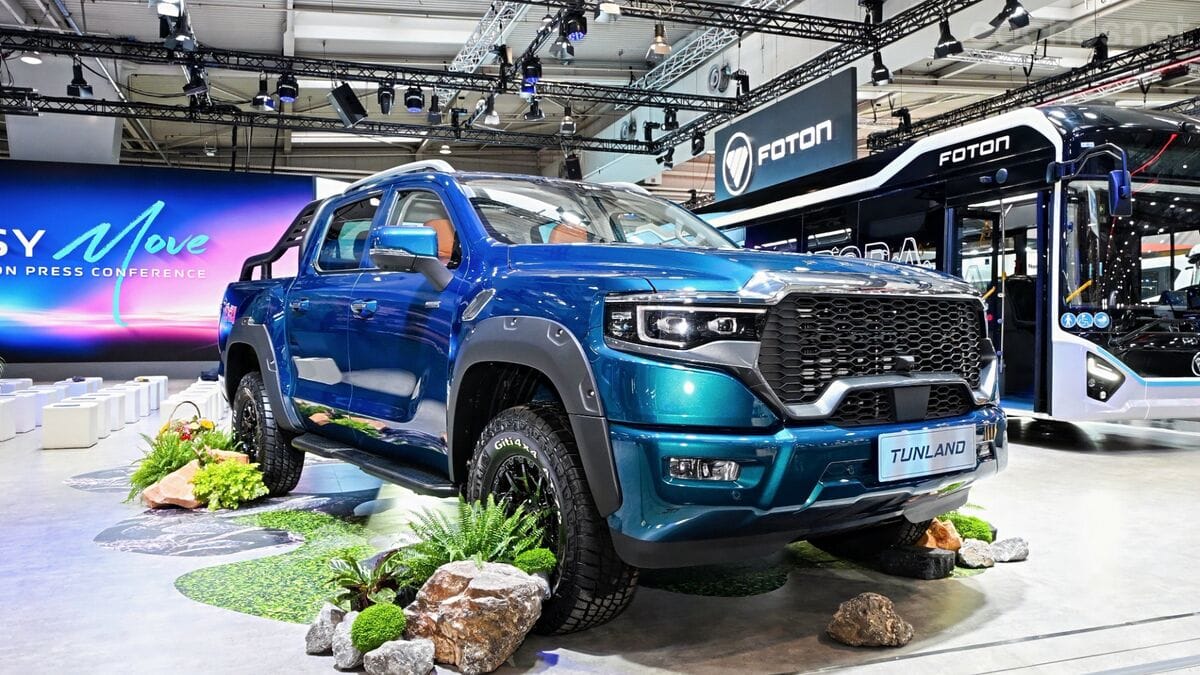 Foton tunland v9 phev: pick-up híbrido enchufable con 380 cv y 110 km eléctricos