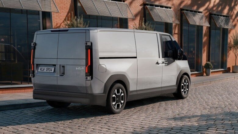 Kia's new pv7 electric van is 2 feet longer than the pv5 and looks even cooler