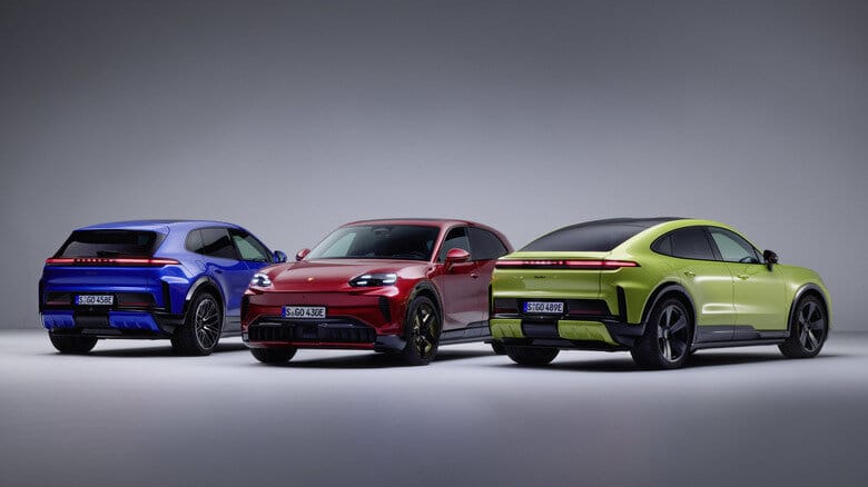 2027 porsche cayenne electric gets 92 new paint to sample colors and automatic doors