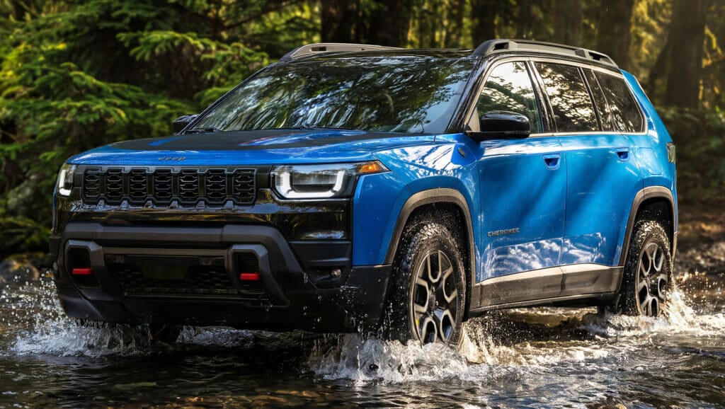 2027 jeep cherokee trailhawk debuts with a lift and real off-road capability
