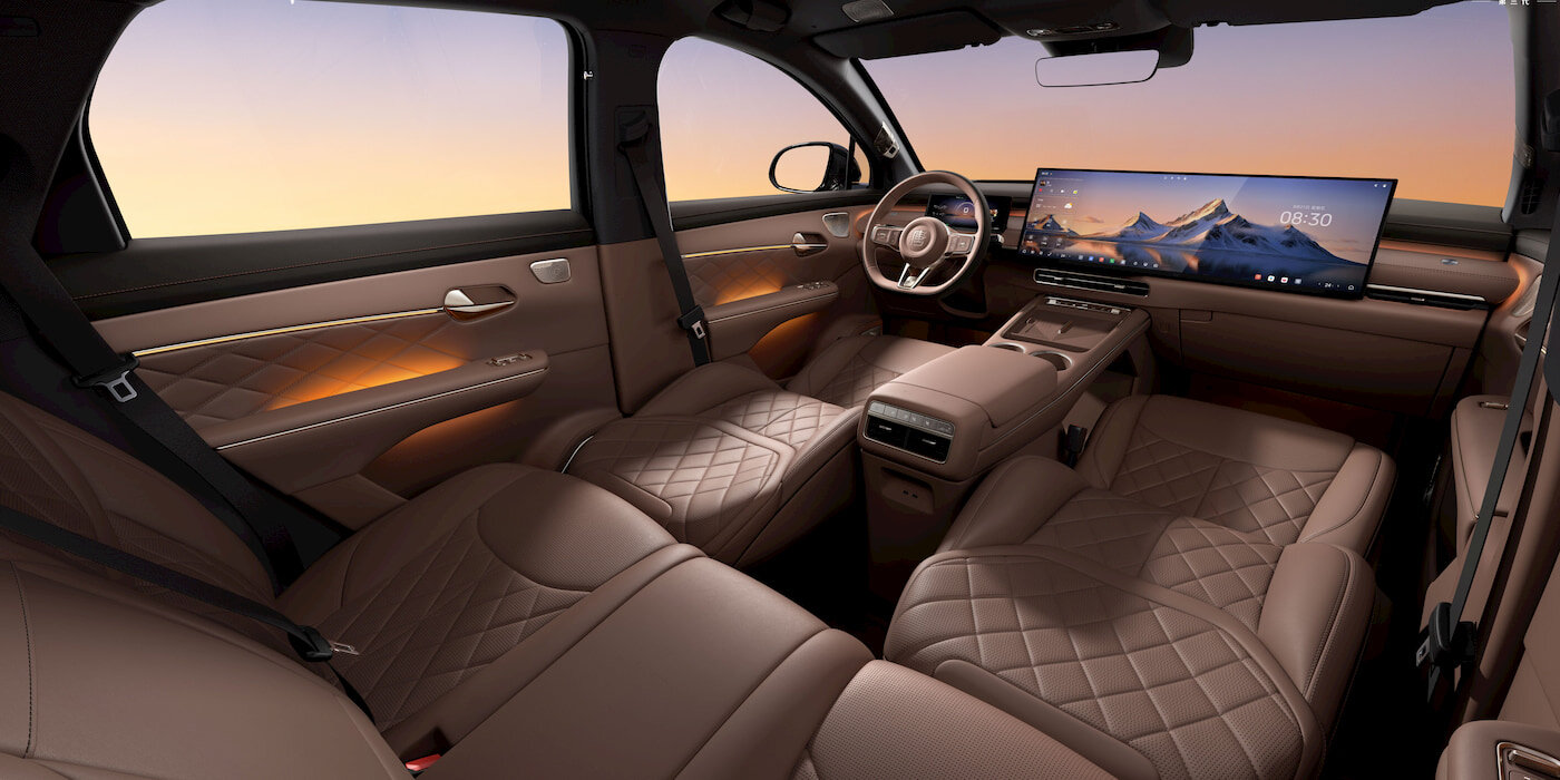Byd’s new high-tech 5-seat electric suv revealed with 690 hp and dual 30″ screens