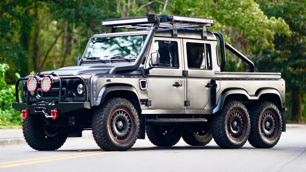 With two extra wheels, this defender is ready to tackle anything