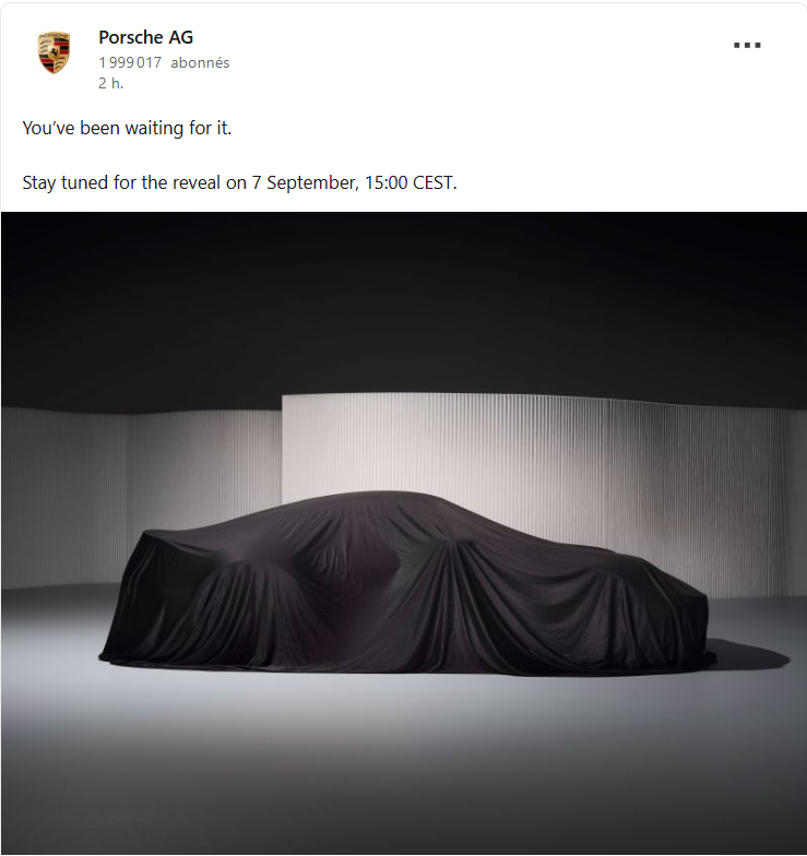 Stay tuned for the reveal on 7 September, 15h00 CEST.