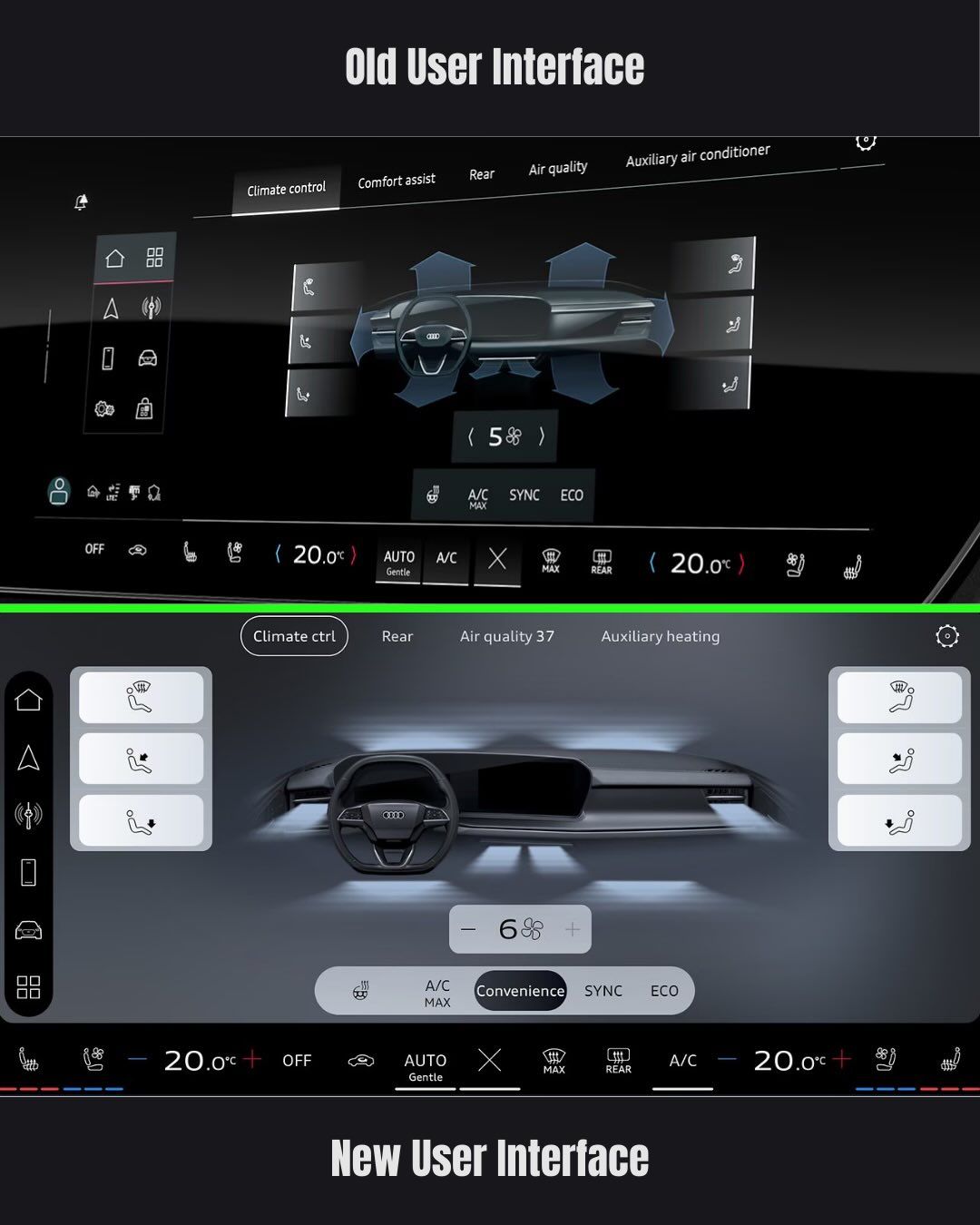 Audi just pushed one of the biggest UI upgrades we’ve seen in years. It’s coming to the new A5,  (1)
