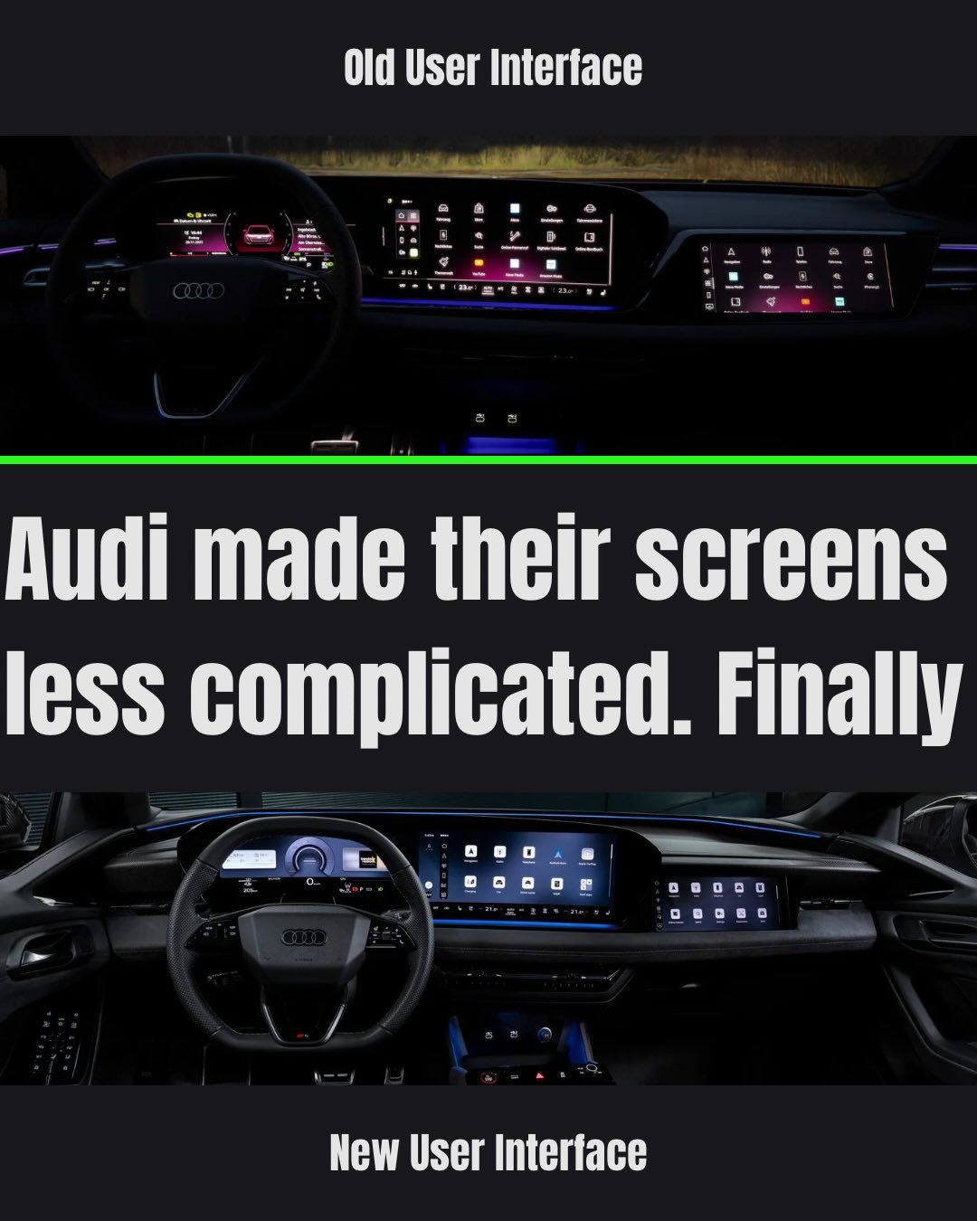Audi just pushed one of the biggest UI upgrades we’ve seen in years. It’s coming to the new A5,  (8)