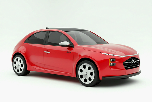 Make 3d render of this car, Respect all the lines and proportions 100%