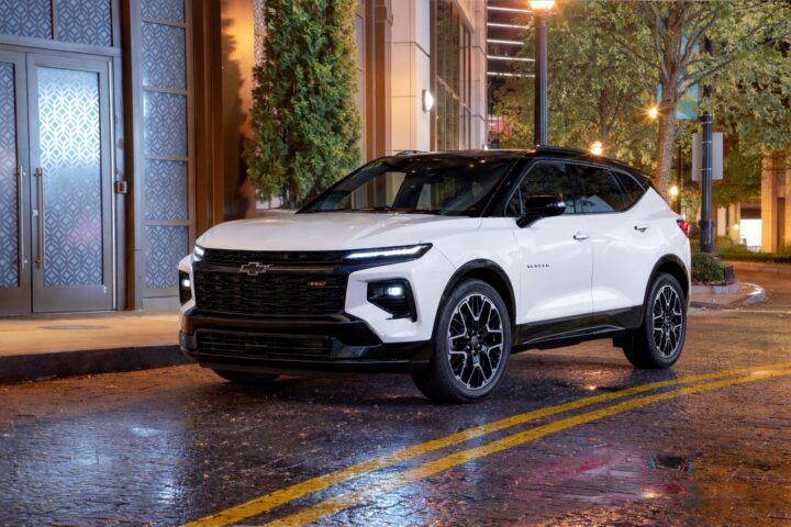2028-Chevrolet-Blazer-RS-Rendering-Exterior-001-Front-Three-Quarters-White-720x480